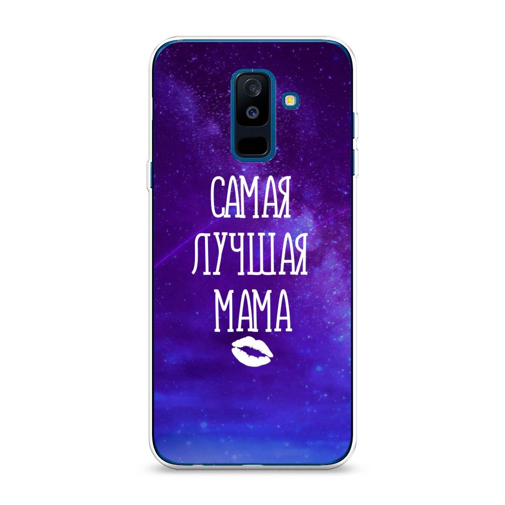 

Чехол Awog на Samsung Galaxy A6 + "Лучшая мама", Фиолетовый;синий;белый, 26050-6