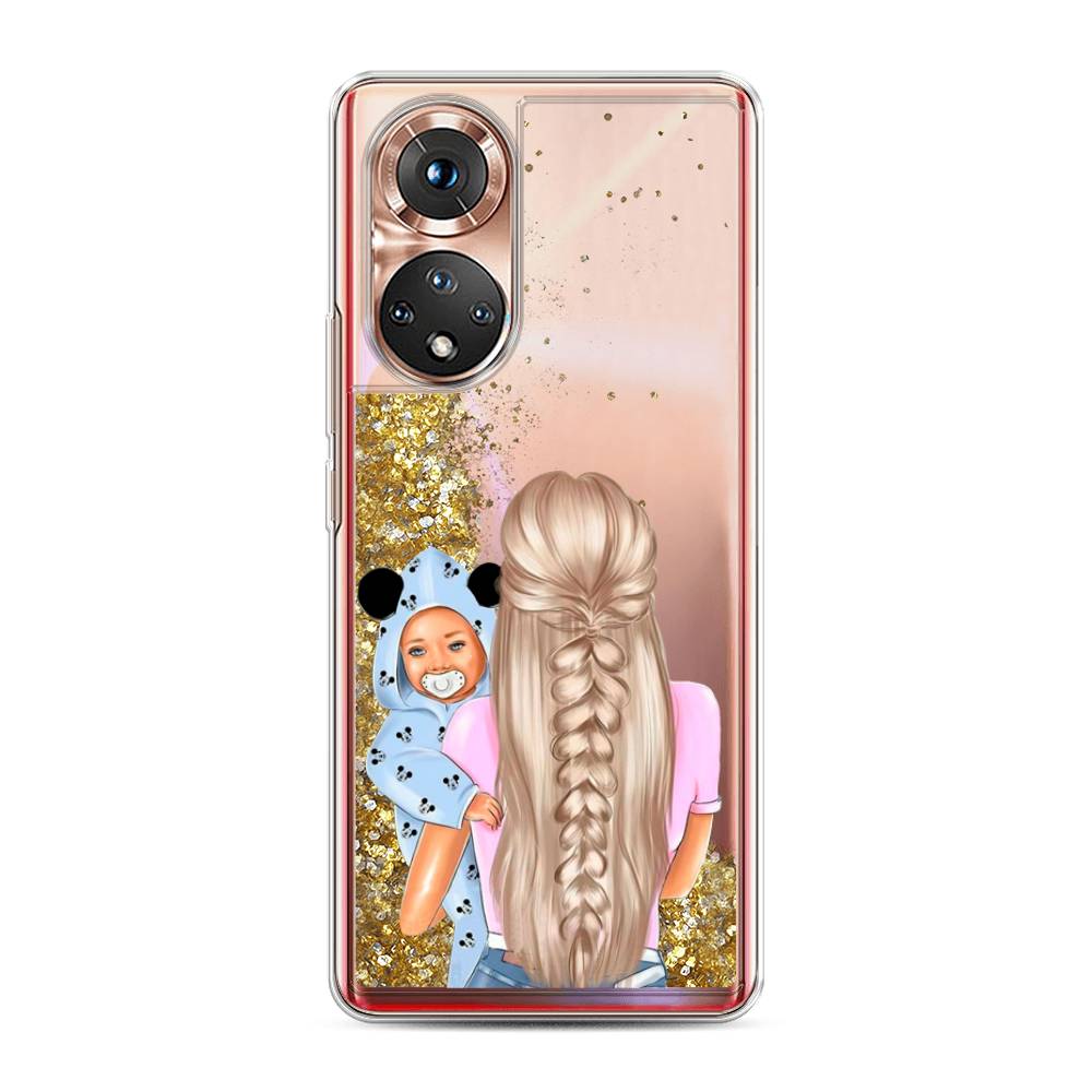 

Чехол Awog на Huawei Nova 9 "Молодая мама", Бежевый;голубой, 6106190-1
