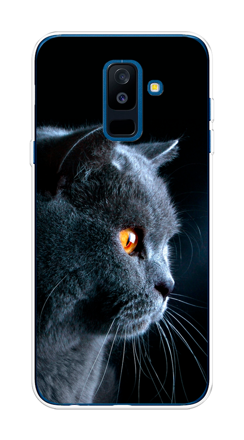 

Чехол Awog на Samsung Galaxy A6 + "Благородный кот британец", Черный;серый;оранжевый, 26050-2