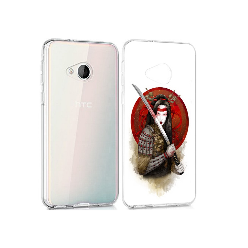 

Чехол MyPads Tocco для HTC U Play рисованная девушка с катаной, Прозрачный, Tocco