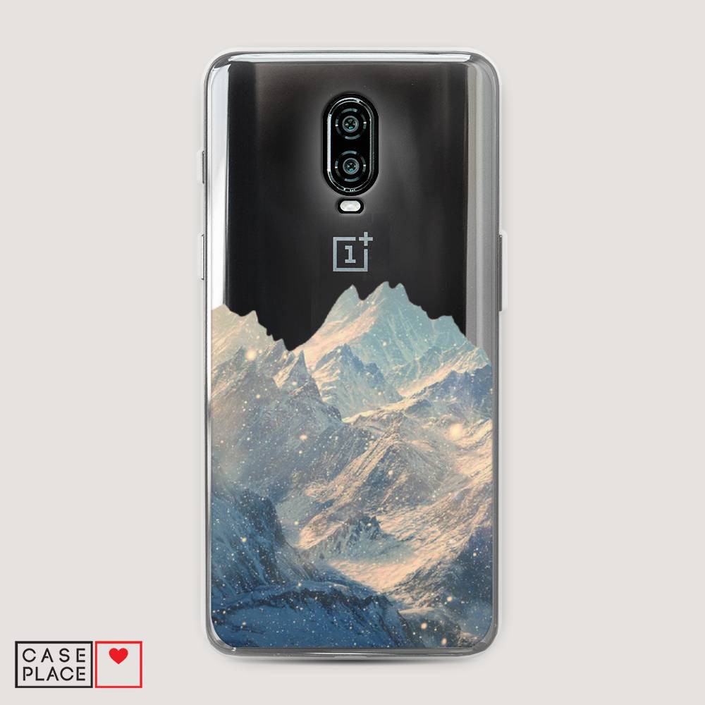 

Чехол Awog на Oneplus 6T / ВанПлас 6T "Горы арт 2", Серый, 150650-10