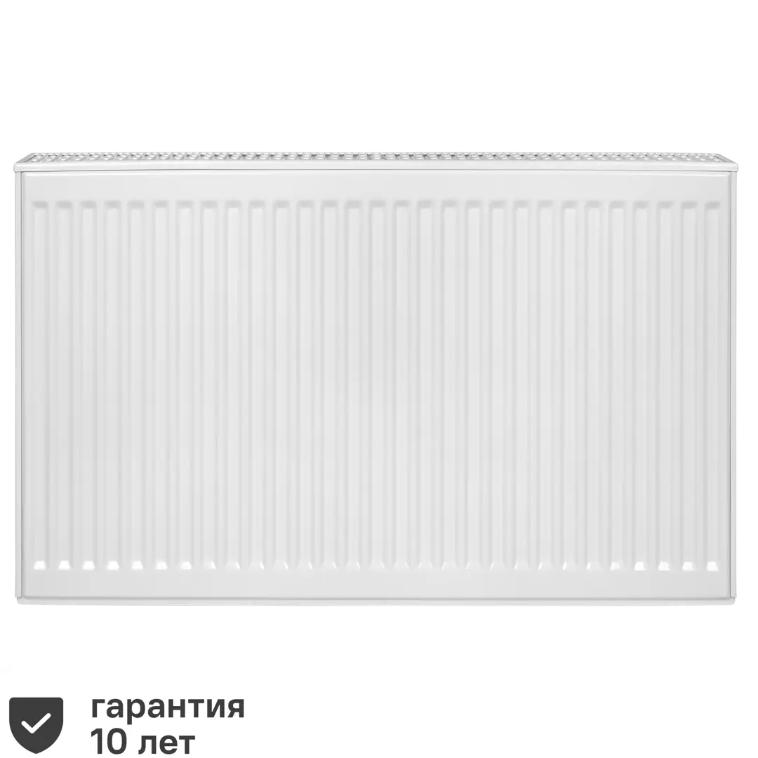 

Радиатор Kermi панельный 22 500х800 мм боковое подключение сталь цвет белый