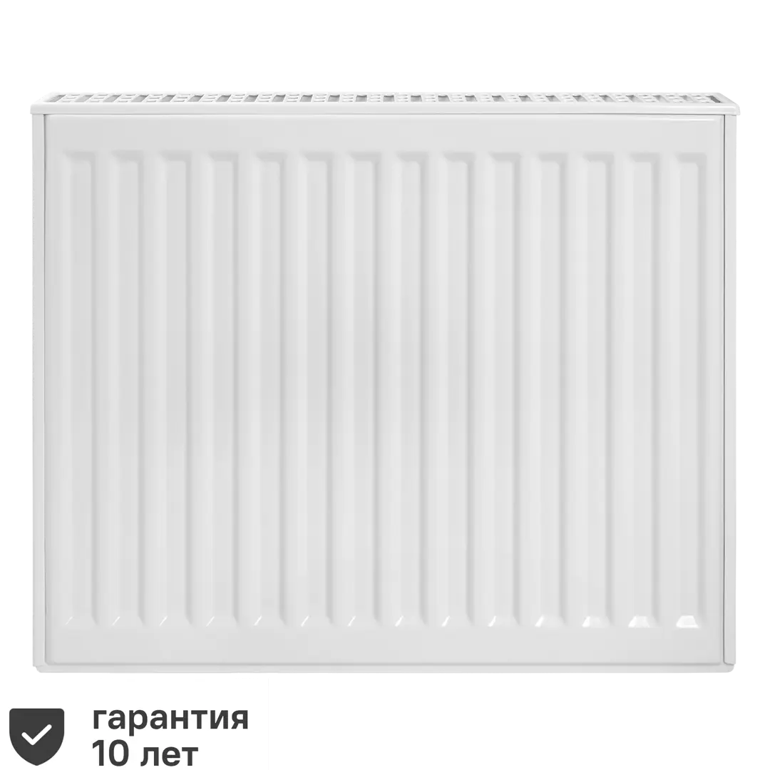 

Радиатор Kermi панельный 22 500х600 мм боковое подключение сталь цвет белый