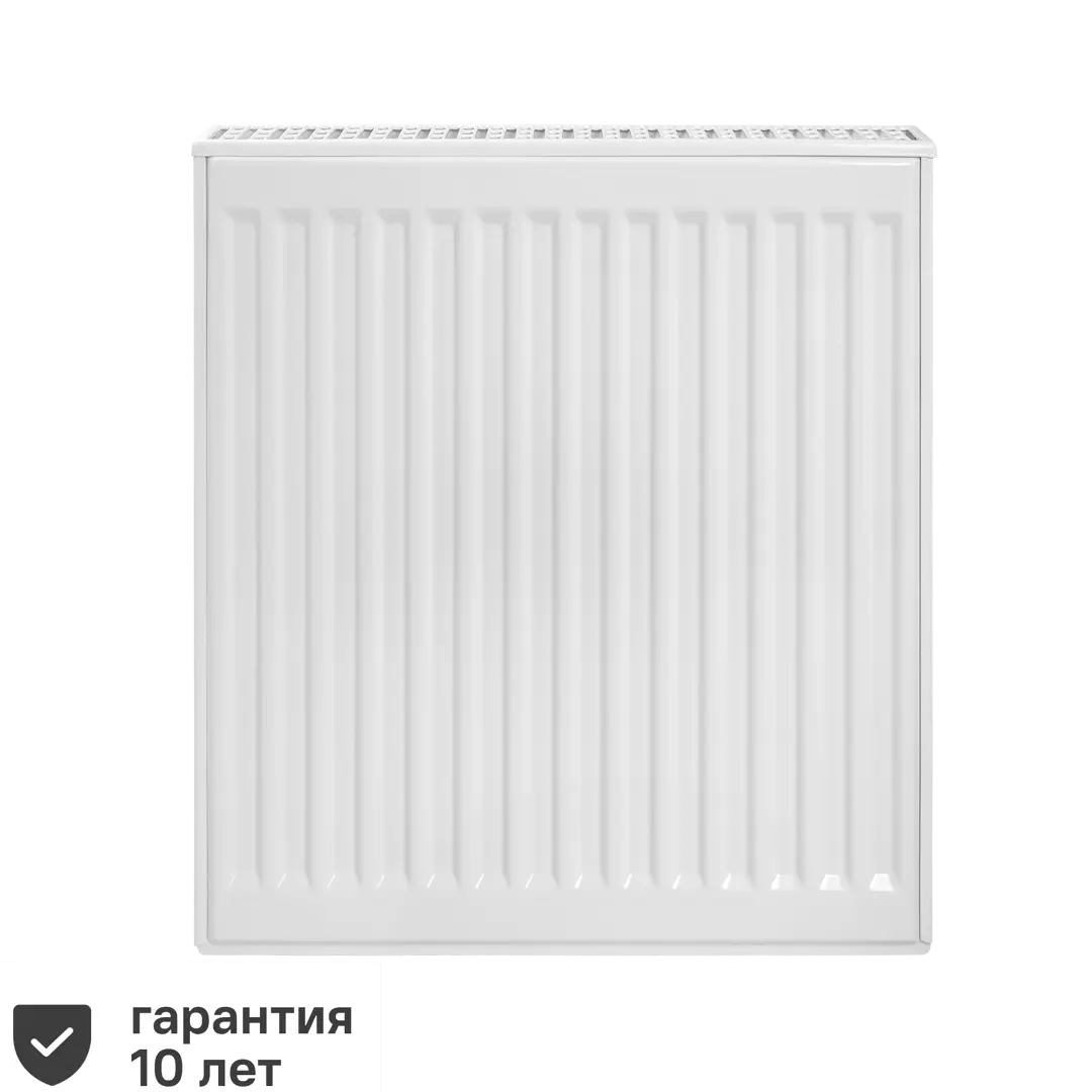 

Радиатор Kermi панельный 22 500х400 мм боковое подключение сталь цвет белый