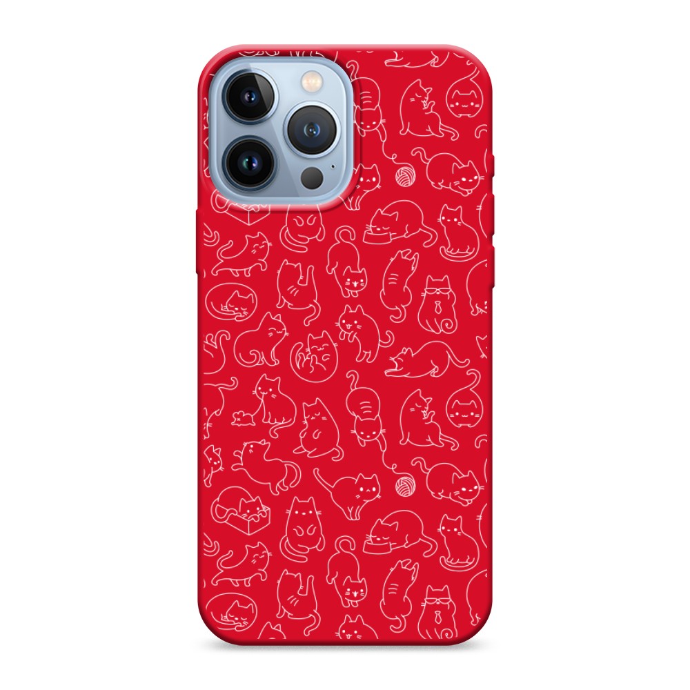 

Чехол Awog на Apple iPhone 13 Pro Max / Айфон 13 Pro Max "Шкодливые котики", Разноцветный, 14453-1