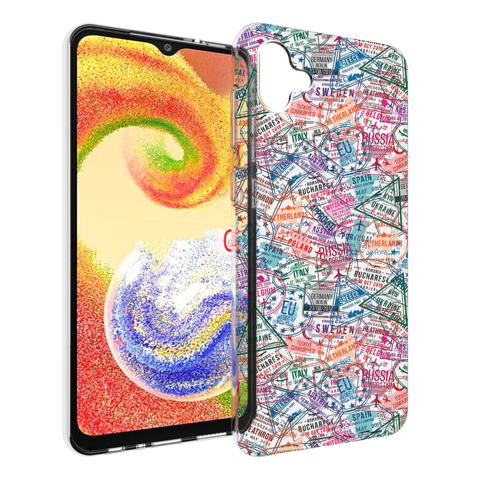 

Чехол MyPads загранчехол для Samsung Galaxy A04, Прозрачный, Tocco