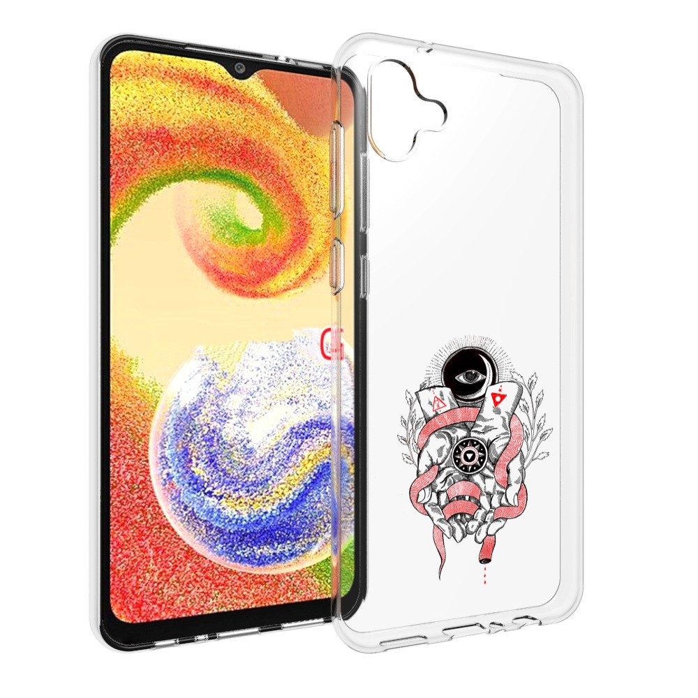 

Чехол MyPads абстрация связанные руки для Samsung Galaxy A04, Прозрачный, Tocco
