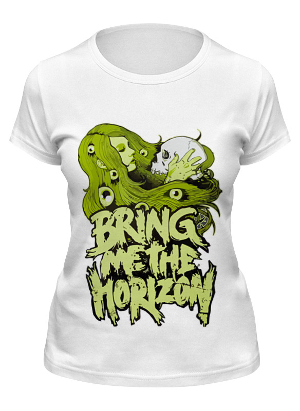 

Футболка женская Printio Bring me the horizon белая M, Белый, Bring me the horizon