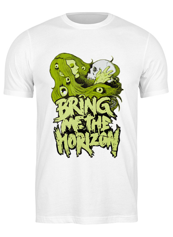 

Футболка мужская Printio Bring me the horizon белая M, Белый, Bring me the horizon
