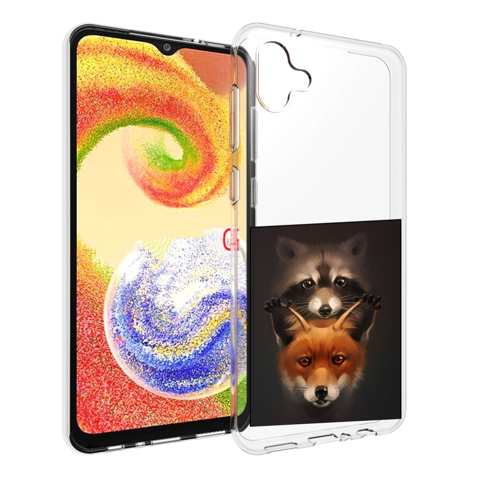 

Чехол MyPads енотик-лисенок для Samsung Galaxy A04, Прозрачный, Tocco
