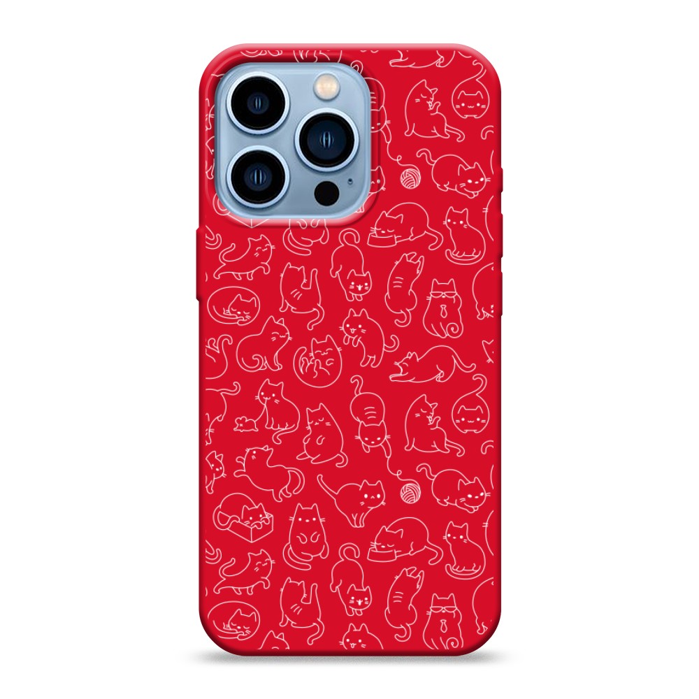 

Чехол Awog на Apple iPhone 13 Pro / Айфон 13 Pro "Шкодливые котики", Разноцветный, 14353-1