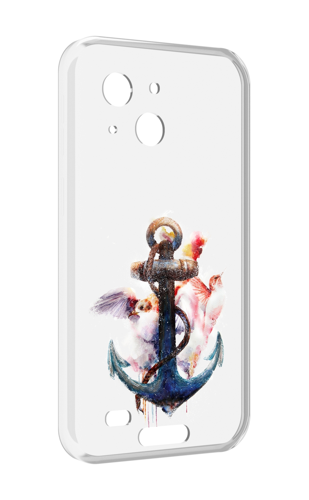 

Чехол MyPads якорь с птицами для Oukitel WP20 / WP20 Pro, Прозрачный, Tocco
