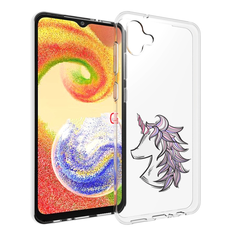 

Чехол MyPads единорог-рисунок для Samsung Galaxy A04, Прозрачный, Tocco
