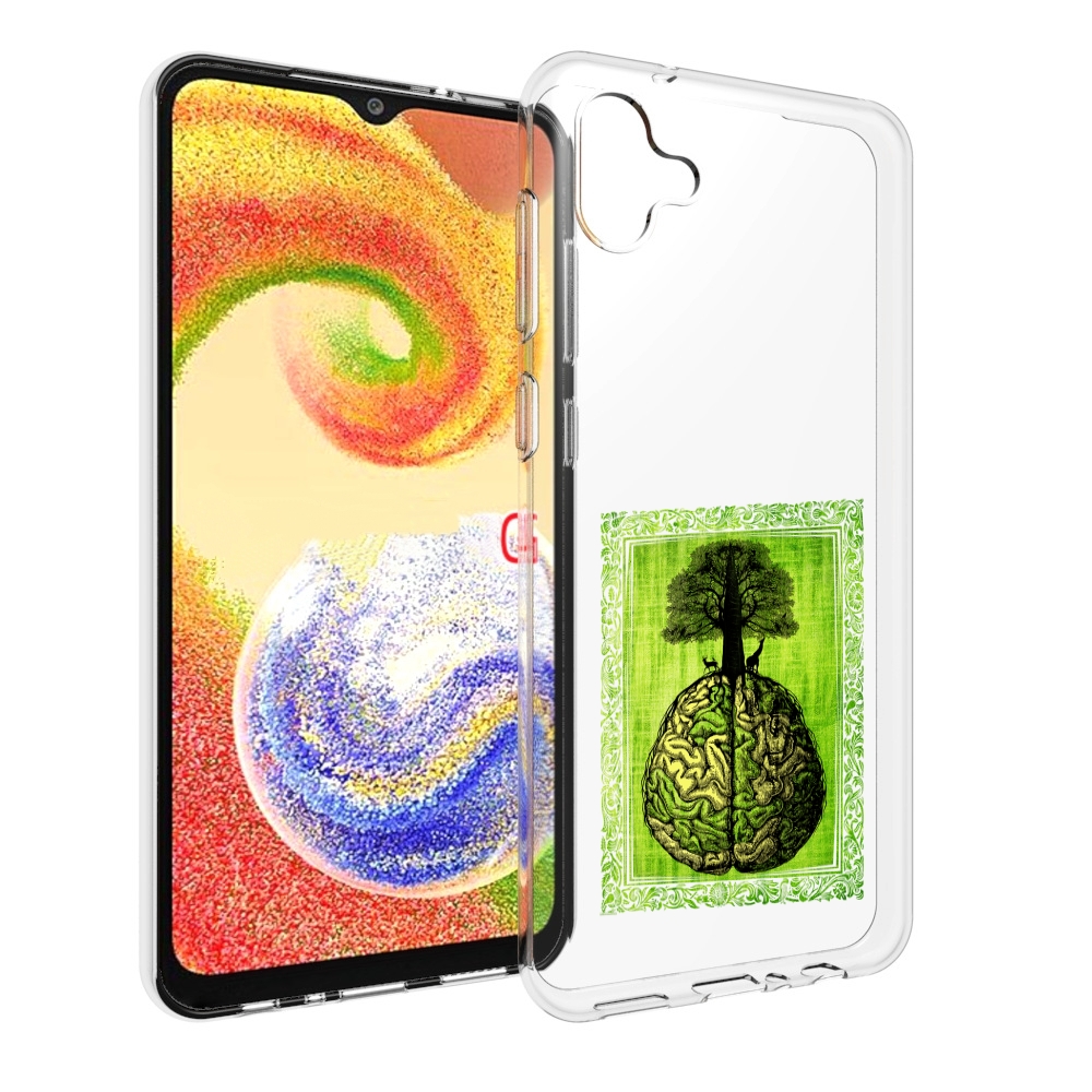 

Чехол MyPads абстракция здоровый мозг для Samsung Galaxy A04, Прозрачный, Tocco