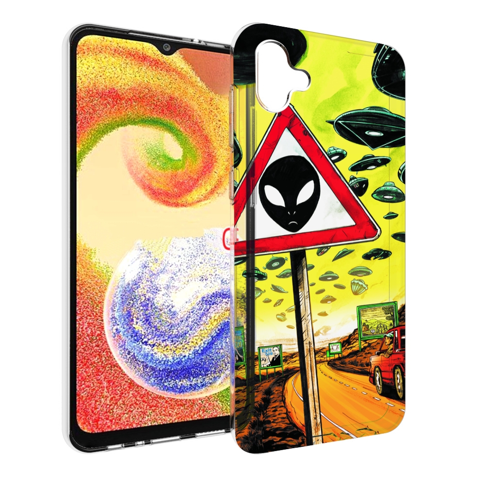 

Чехол MyPads дорога к инопланетянам для Samsung Galaxy A04, Прозрачный, Tocco