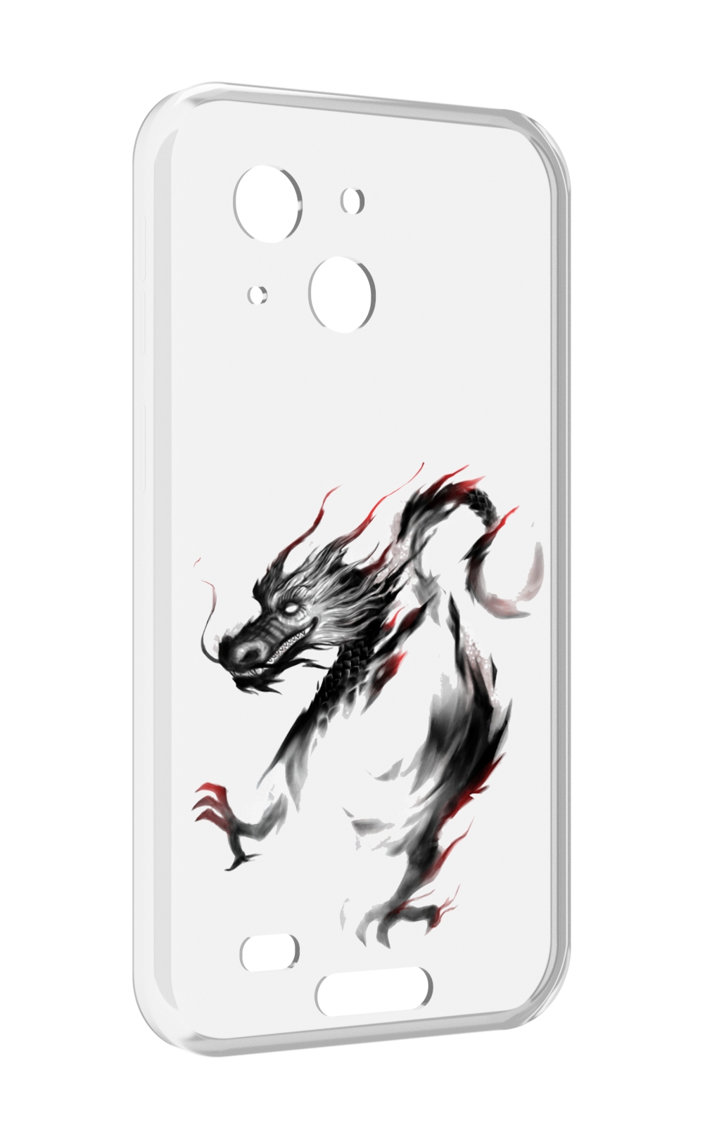 

Чехол MyPads черный дракон для Oukitel WP20 / WP20 Pro, Прозрачный, Tocco