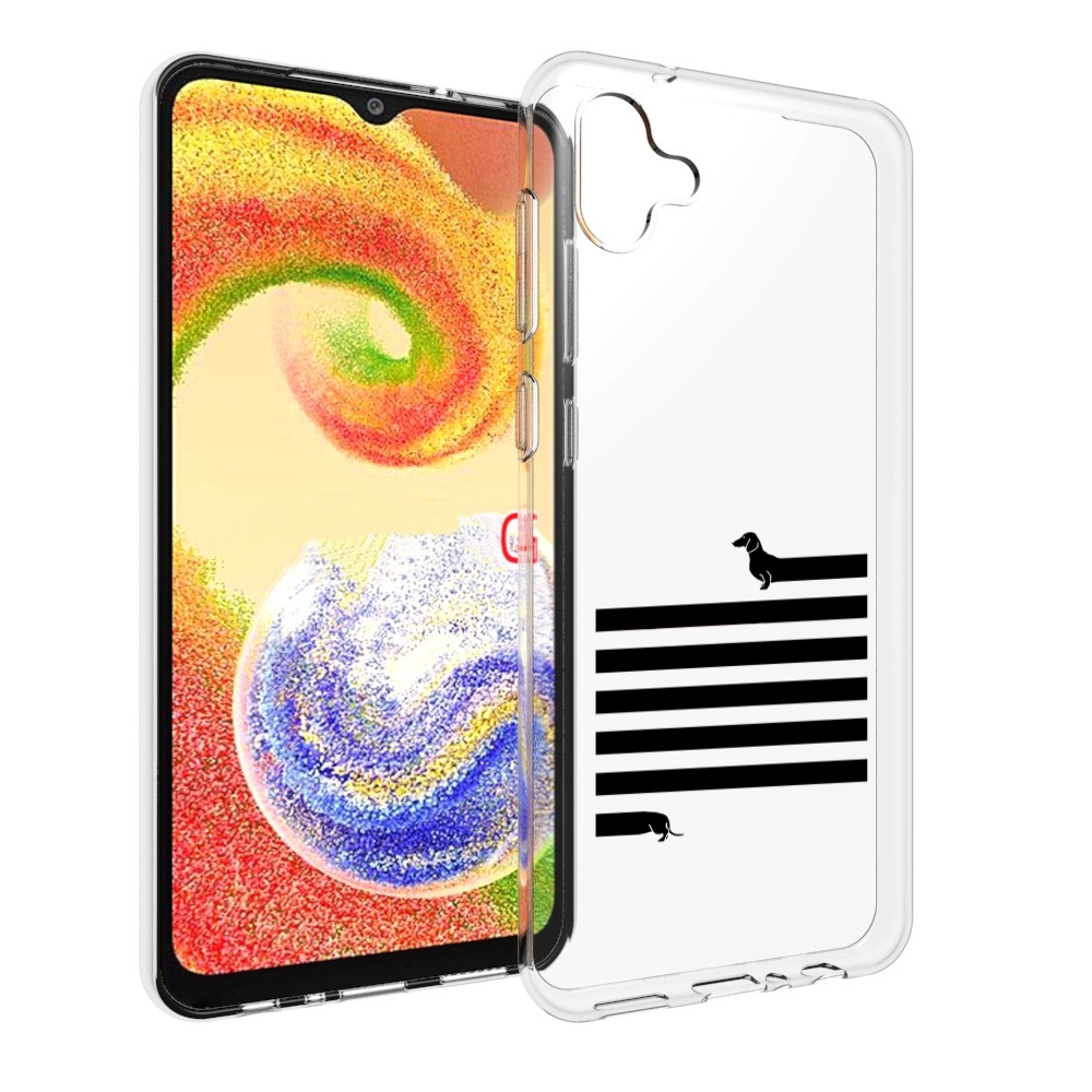 

Чехол MyPads длинная-такса для Samsung Galaxy A04, Прозрачный, Tocco