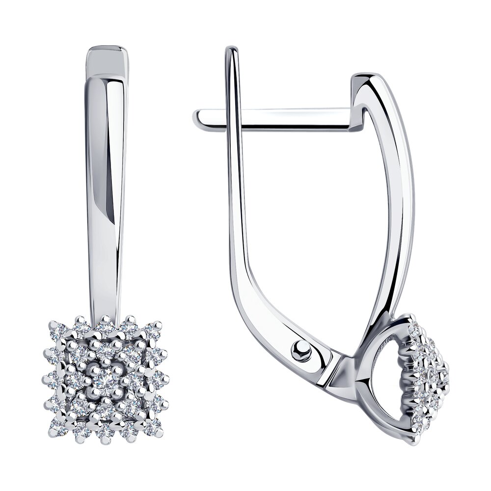 

Серьги из белого золота SOKOLOV Diamonds 1021489, бриллиант, 1021489