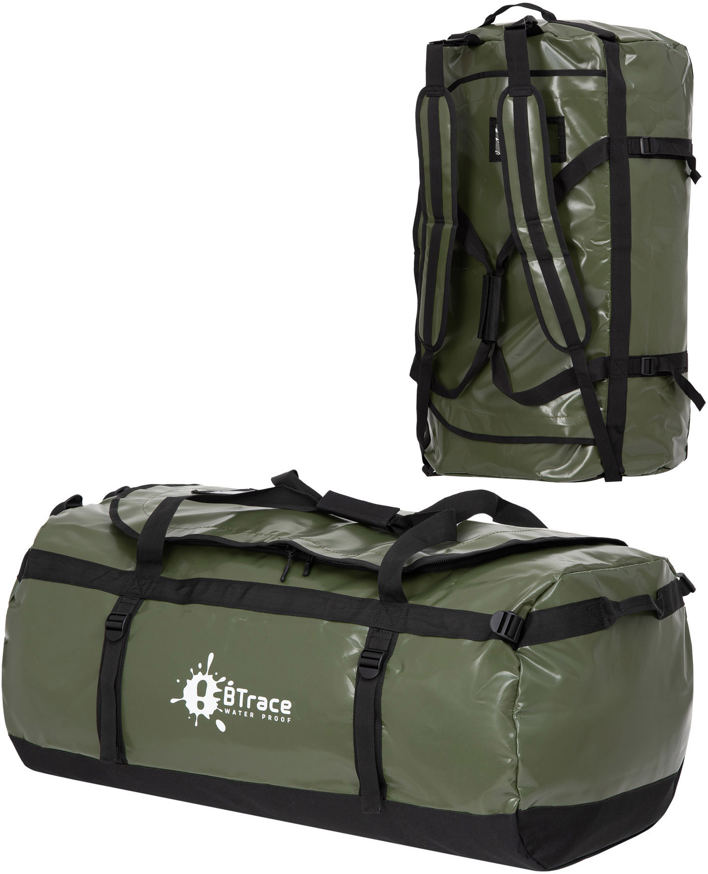 

Гермосумка BTrace A0380 90л зеленая, Зеленый, A0380