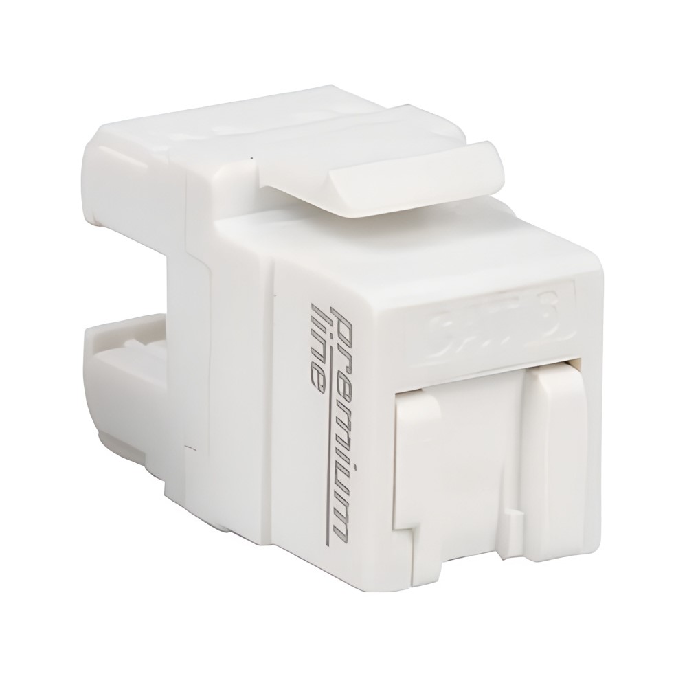 

Контактный модуль Premium Line Cat 6 180 , Slim, белый