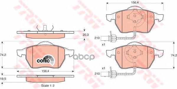 

Диски Trw Gdb1307