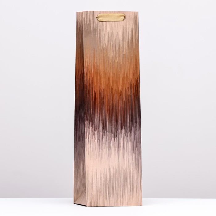 

Пакет под бутылку UPAK LAND, Aventurine, 12x40x10 см, Золотистый