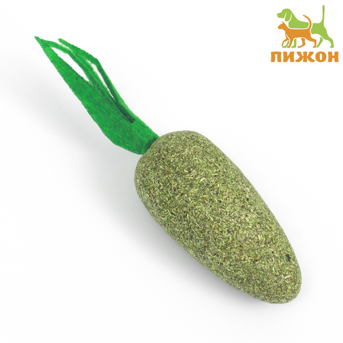 

Игрушка для кошек Пижон Морковка из кошачьей мяты, 5 см