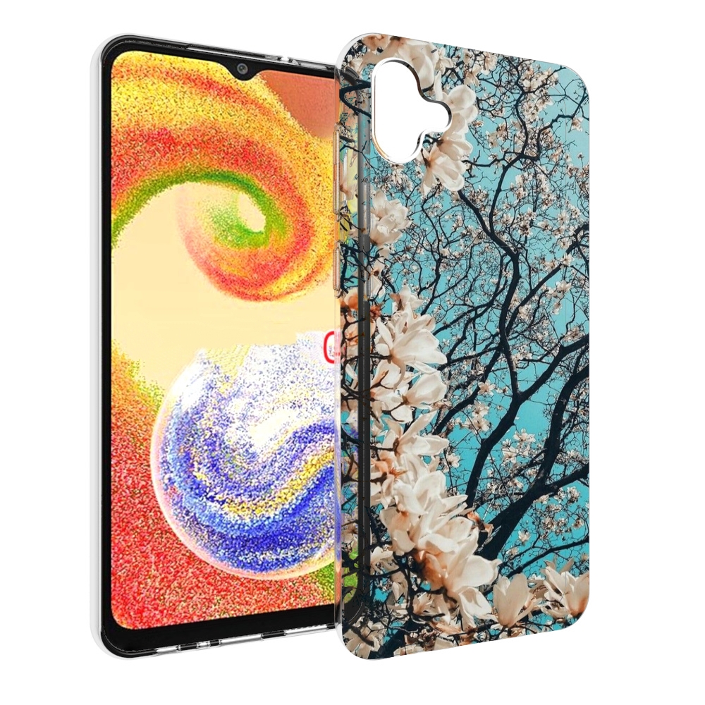 

Чехол MyPads дерево-с-цветочками для Samsung Galaxy A04, Прозрачный, Tocco