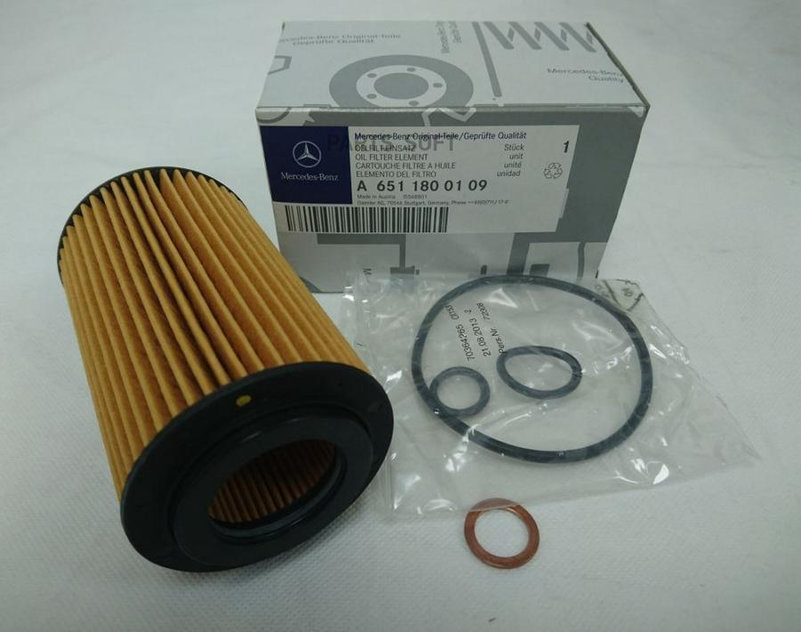 

Фильтр масляный MERCEDES-BENZ A651 180 01 09