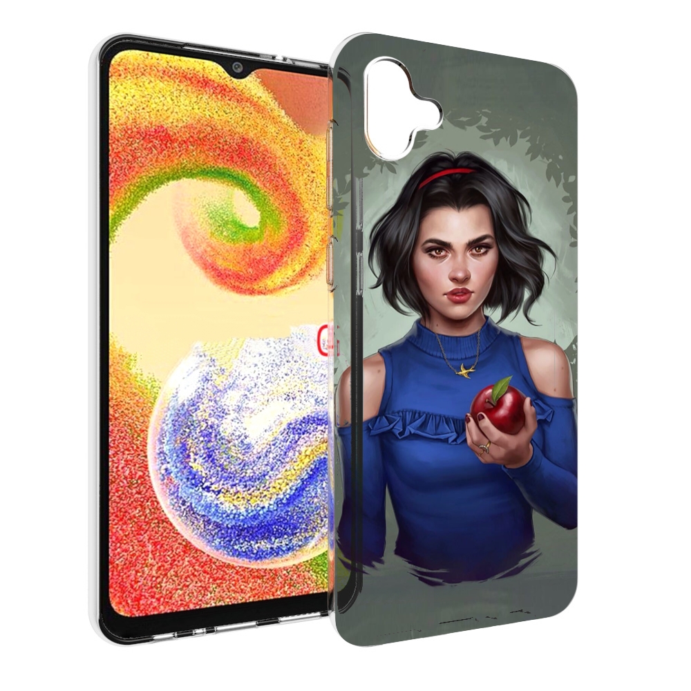 

Чехол MyPads девушка-с-яблоком женский для Samsung Galaxy A04, Прозрачный, Tocco