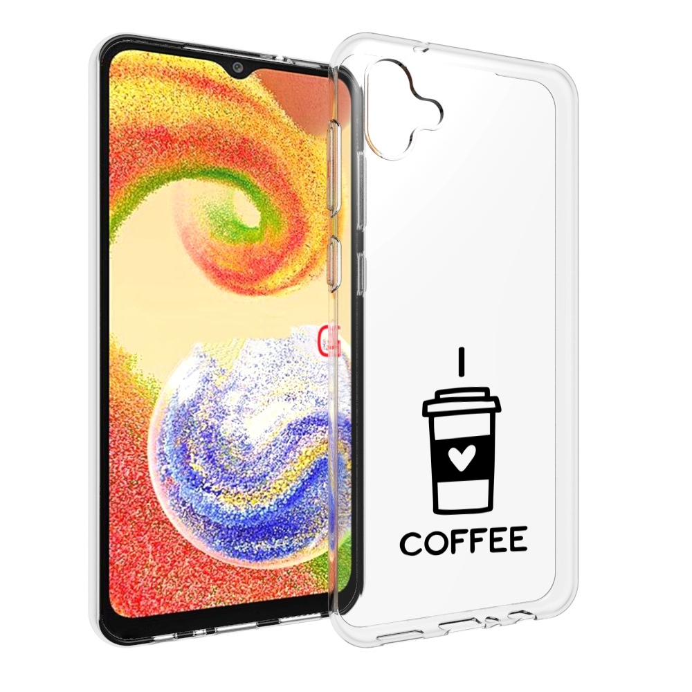

Чехол MyPads Я люблю кофе для Samsung Galaxy A04, Прозрачный, Tocco