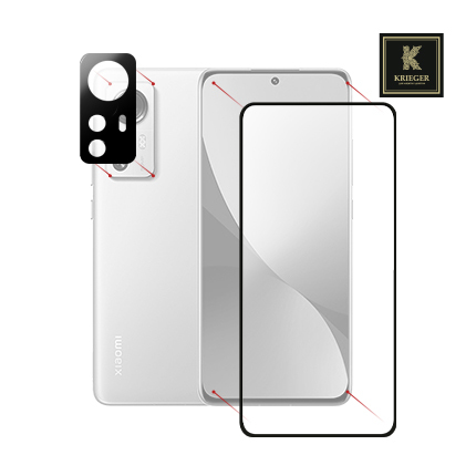 Бронекит 2 стекла для Xiaomi 12X Krieger (1 дисплей + 1 камера)