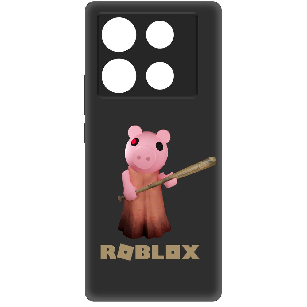 

Чехол-накладка Krutoff Soft Case Roblox-Пигги для INFINIX Note 40 Pro черный