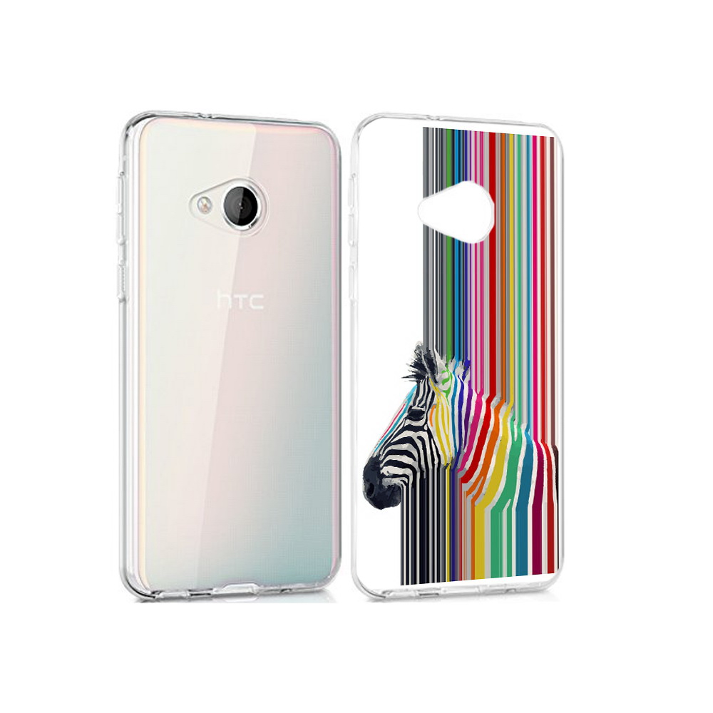 

Чехол MyPads Tocco для HTC U Play радужная зебра, Прозрачный, Tocco