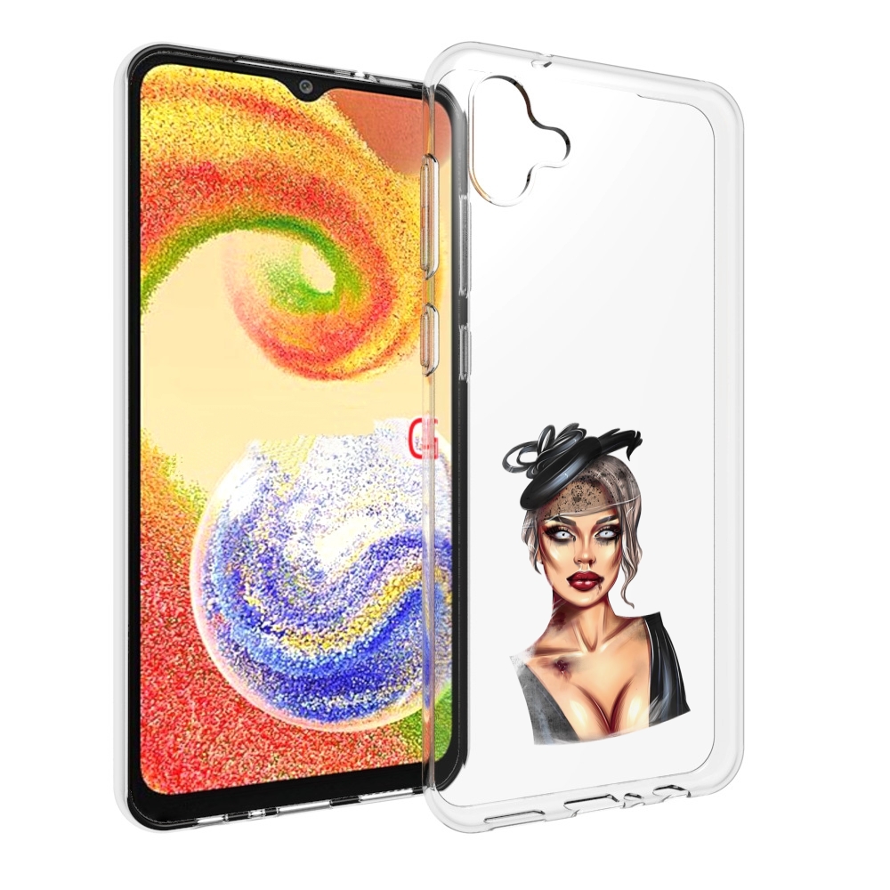 

Чехол MyPads девушка-с-линзами для Samsung Galaxy A04, Прозрачный, Tocco