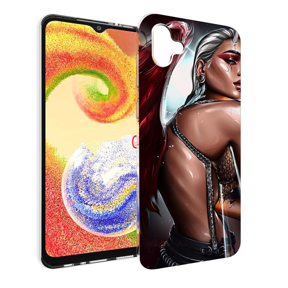 

Чехол MyPads девушка-с-крыльями женский для Samsung Galaxy A04, Прозрачный, Tocco