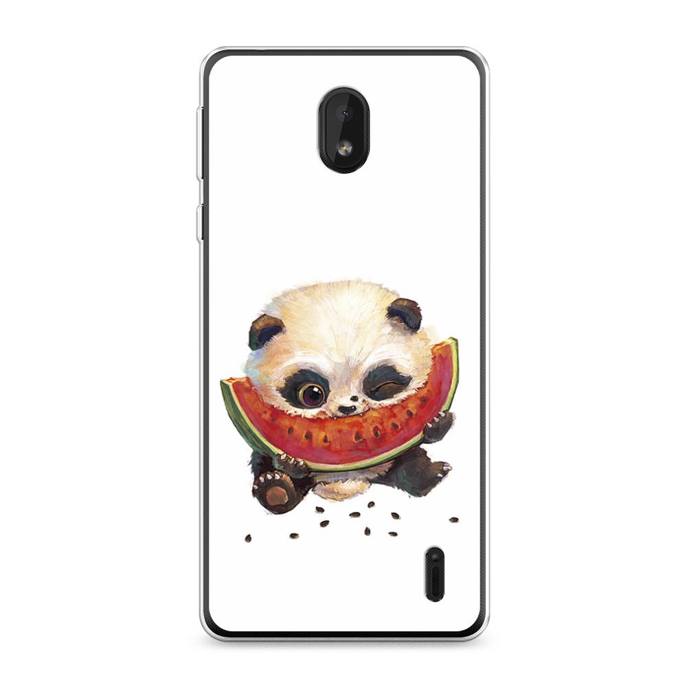

Чехол Awog на Nokia 1 Plus / Нокиа 1 Plus "Малыш панды с арбузом", 122750-1