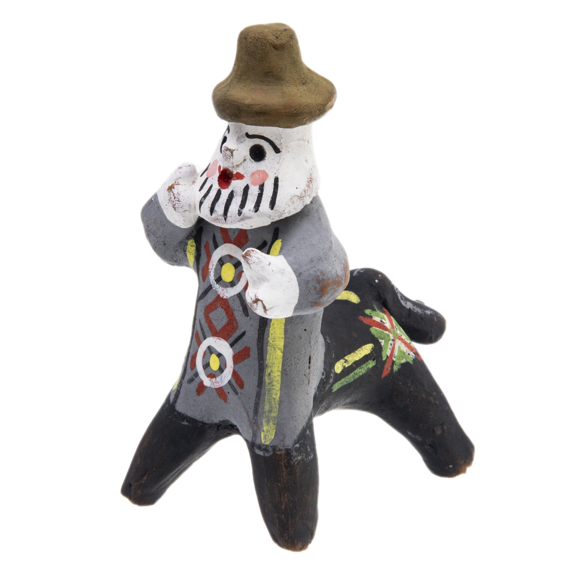 

Игрушка каргопольская "Полкан", глина, роспись, СССР, 1970-1990 гг.