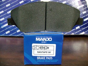 

MPH38_колодки дисковые передние!\ Hyundai SantaFe, KIA Carnival 2.7/2.9CRDi 06>