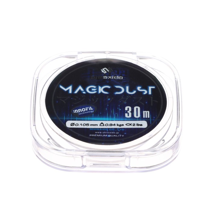 

Леска Shii Saido Magic Dust, диаметр 0.105 мм, тест 0.94 кг, 30 м, хамелеон