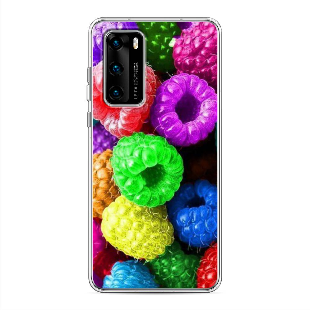 

Чехол Awog "Разноцветная малина" для Huawei P40, 610850-10