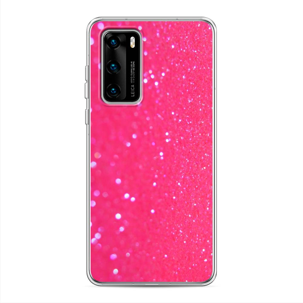 

Чехол Awog "Малиновые блестки рисунок" для Huawei P40