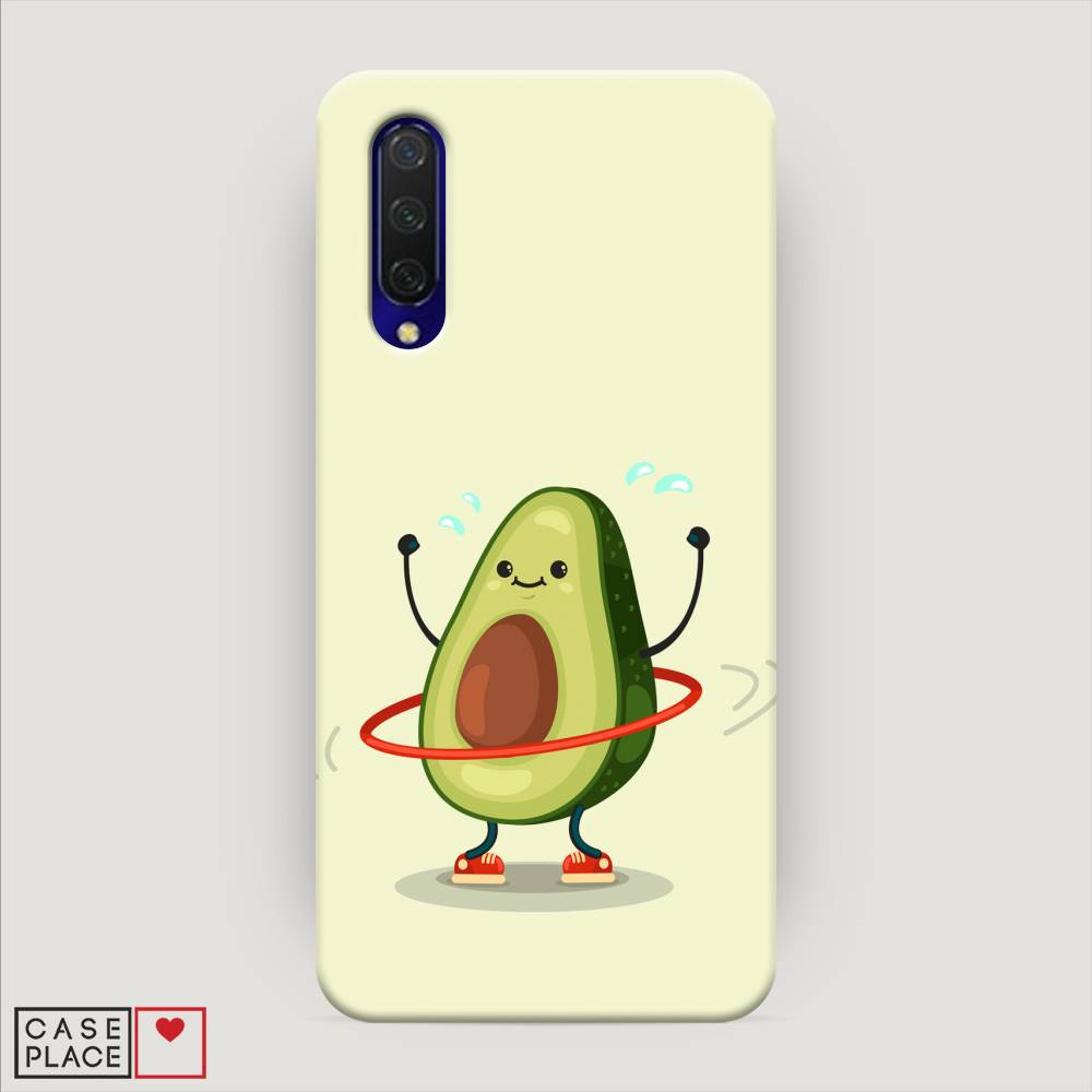 фото Пластиковый чехол "авокадо с обручем" на xiaomi mi a3 lite awog