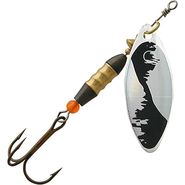 

Блесна AQUA LONG 17,0g, № 4, LO-10 (серебро, черный), 6 шт., Серебристый;черный, LONG вертушка