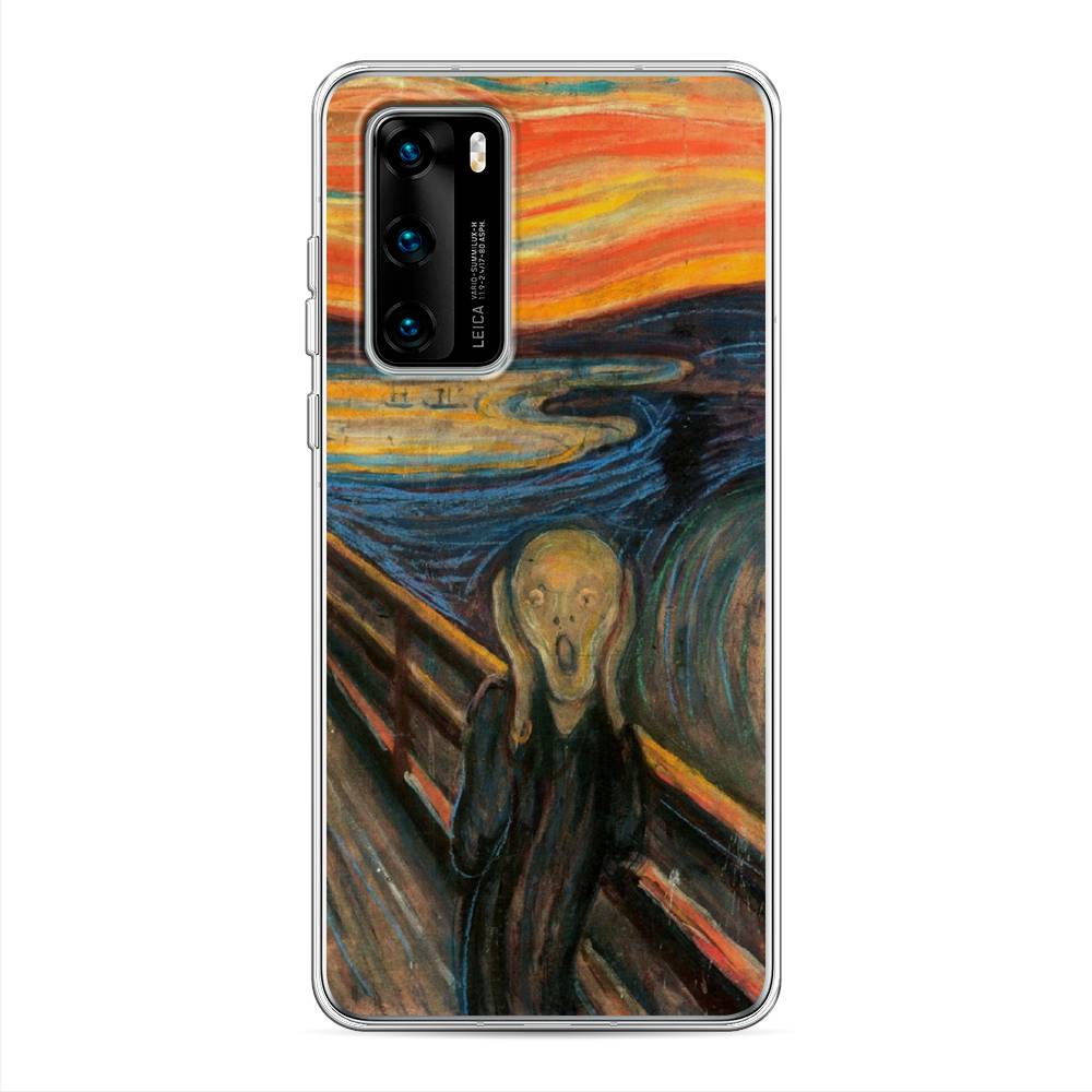 

Чехол Awog на Huawei P40 "Крик", Оранжевый;синий;серый, 610850-9