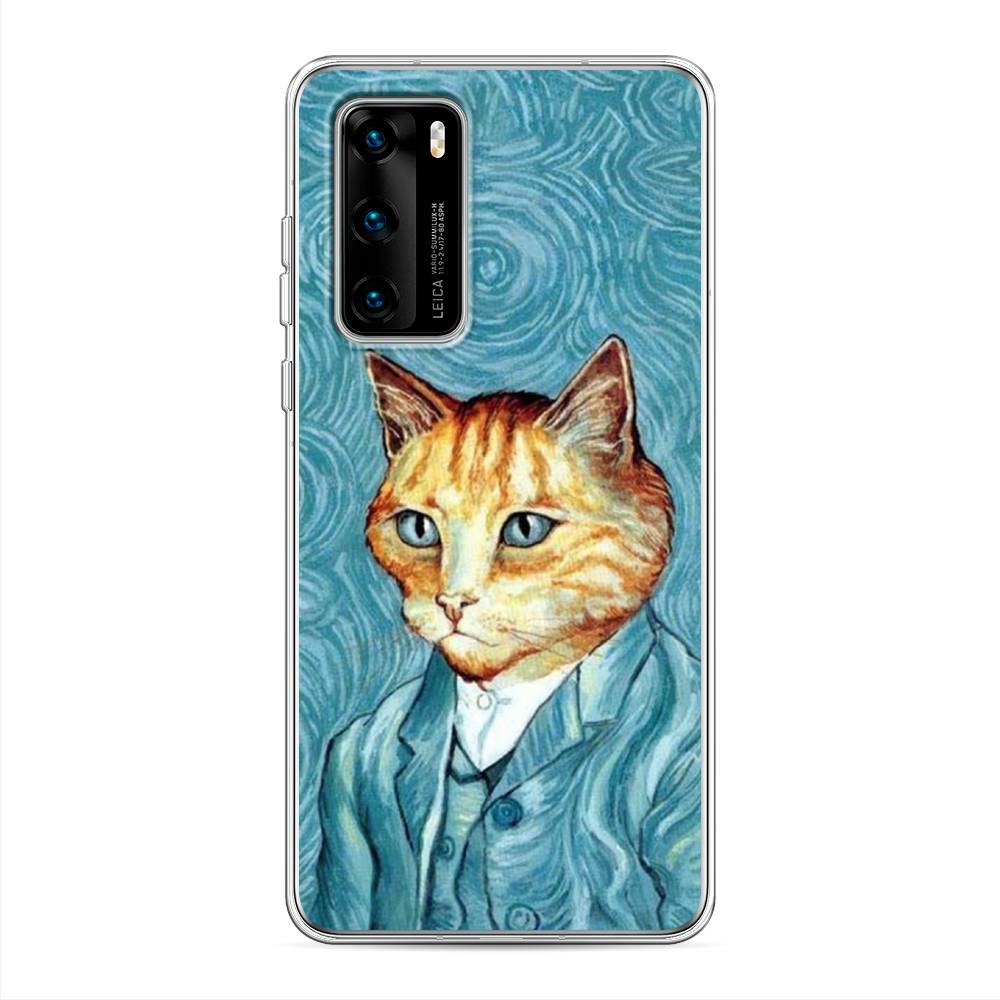 

Чехол Awog на Huawei P40 "Кот Ван Гог", Голубой;коричневый, 610850-2