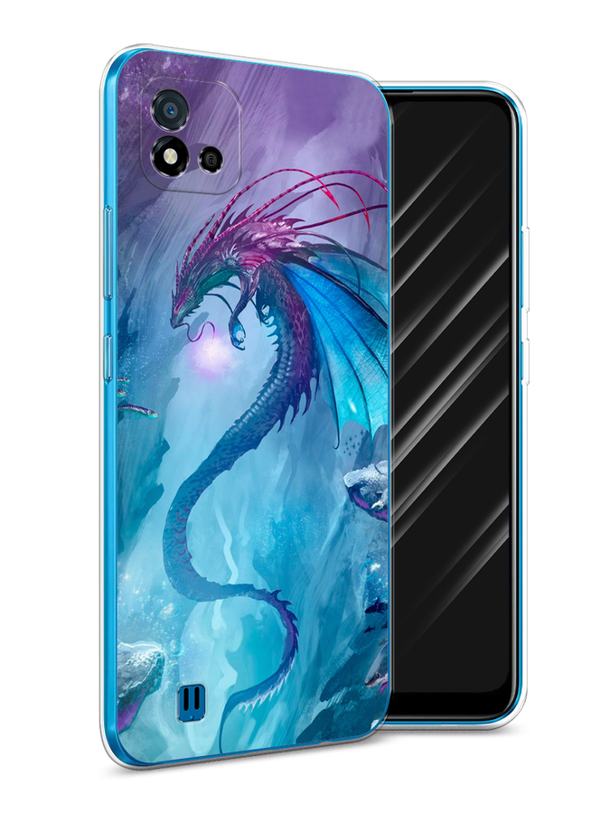 

Чехол Awog на Realme C11 (2021) "Водный дракон", Разноцветный, 257550-2