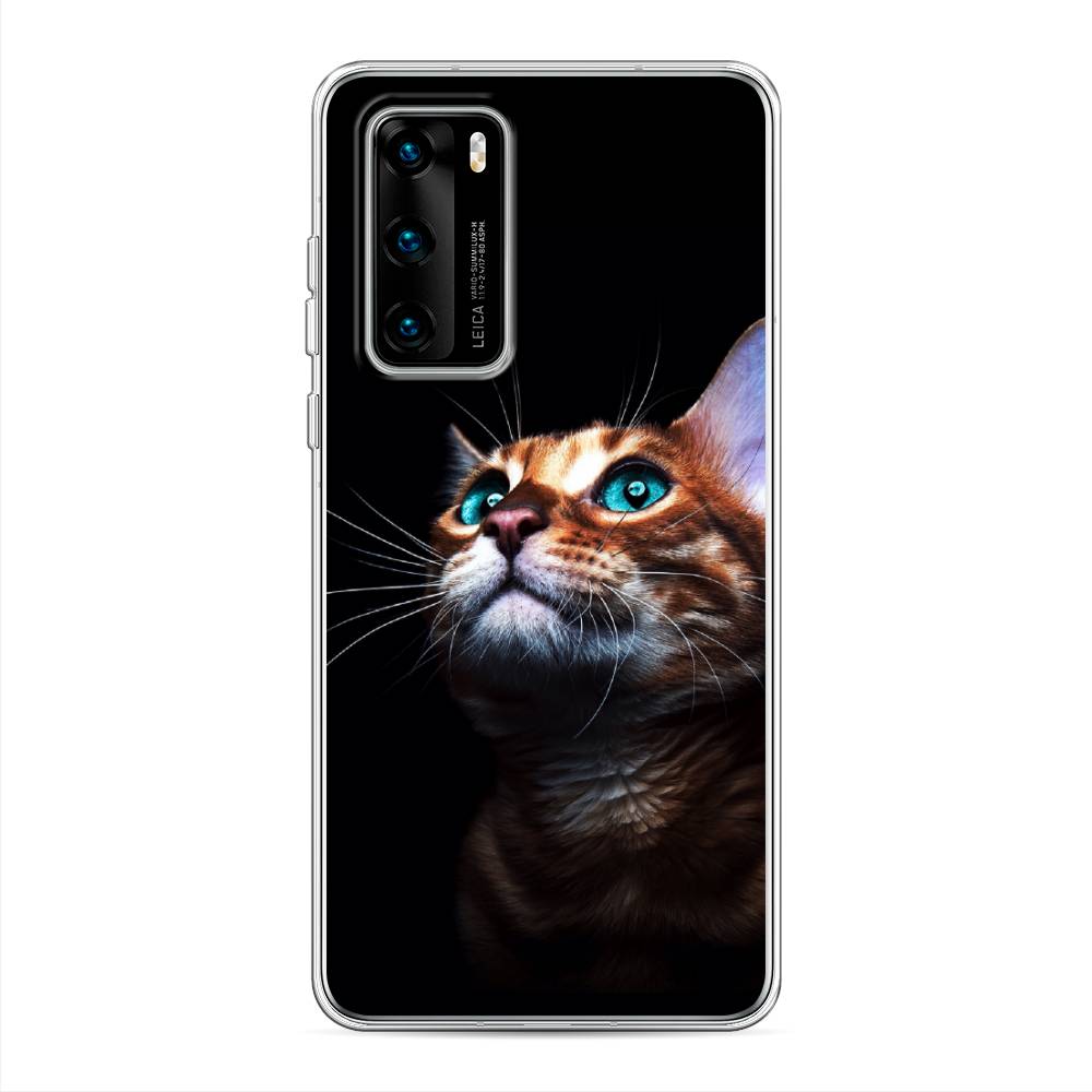 

Чехол Awog на Huawei P40 "Мечтательный кот", Коричневый, 610850-1