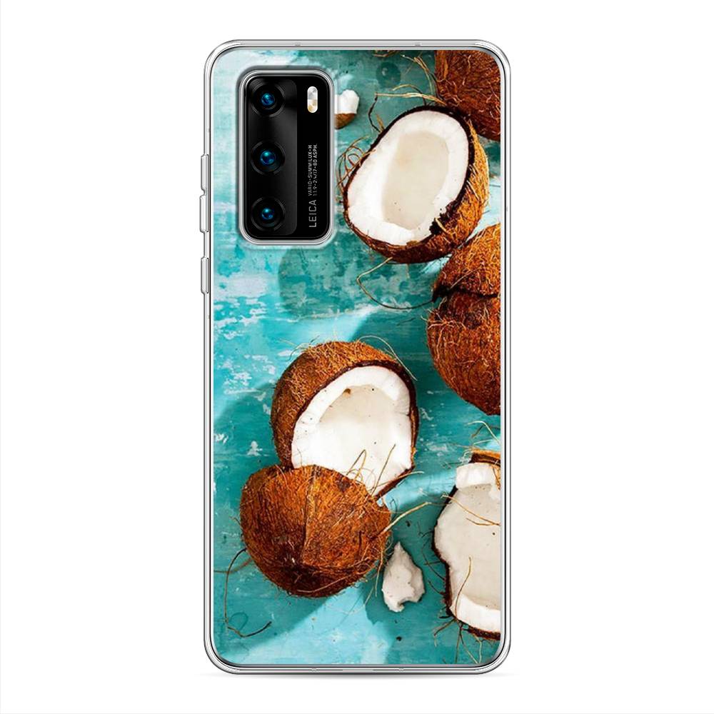 

Чехол Awog на Huawei P40 "Разбитые кокосы", Коричневый, 610850-10