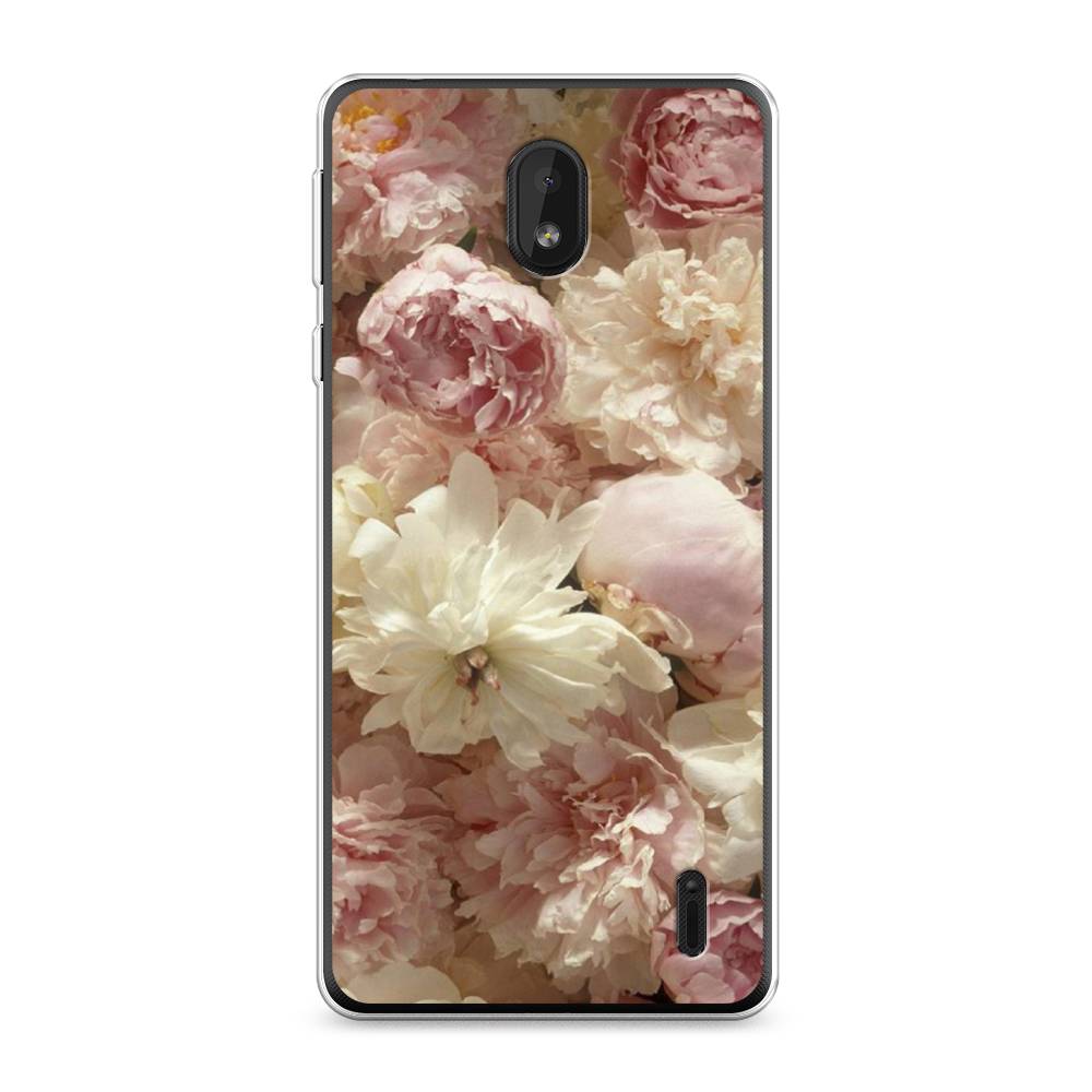 

Чехол Awog на Nokia 1 Plus / Нокиа 1 Plus "Пионы светлые", 122750-8